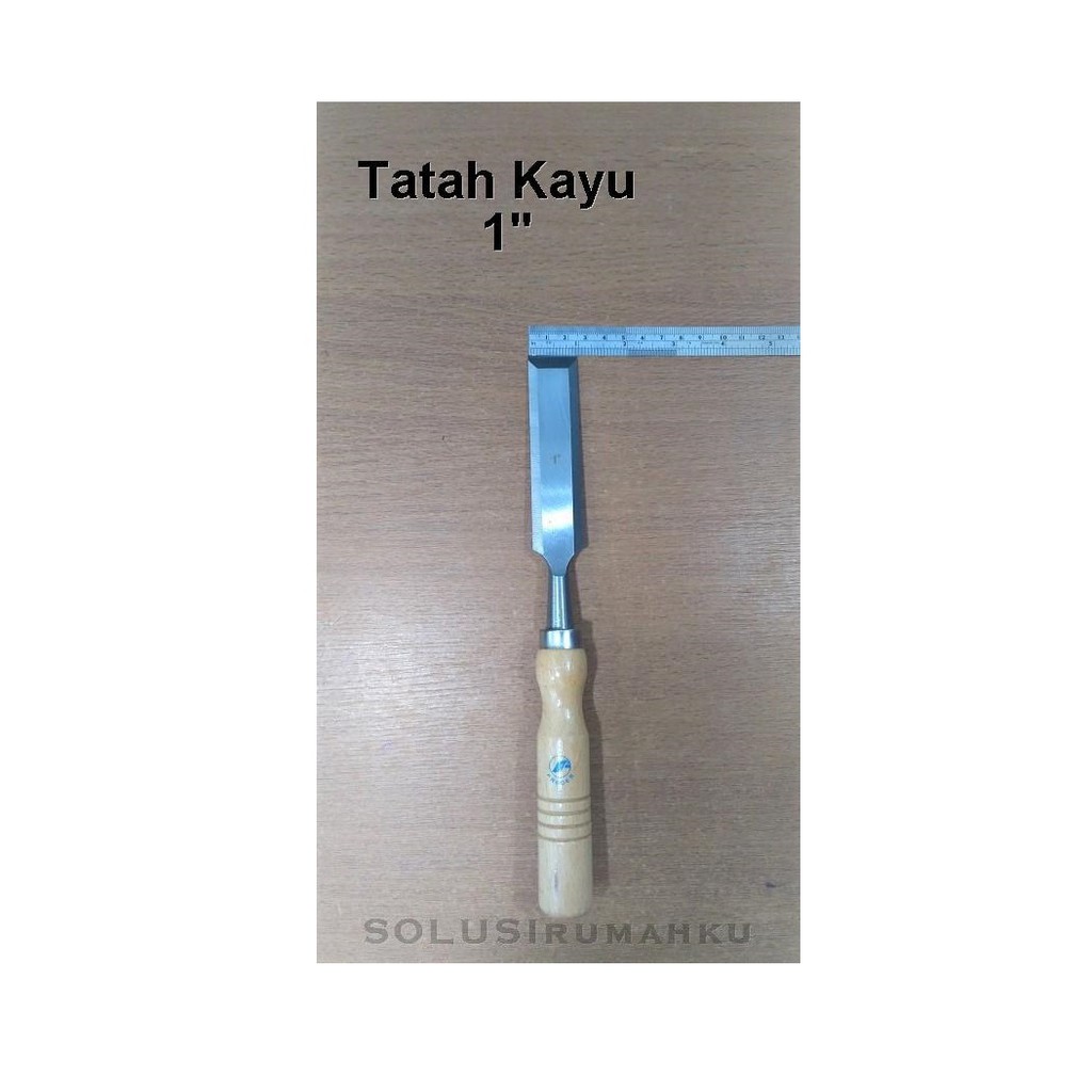 Tatah Kayu 1 inch / Pahat Kayu Lebar +/- 25 mm / Firmer Chisel