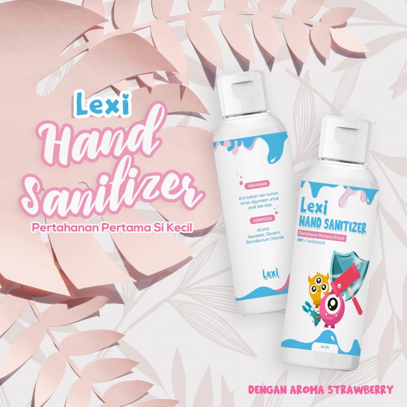 Lexi Hand Sanitizer Antibacterial for Baby and Kids by Cessa - 60 ml