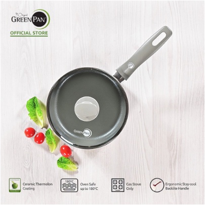 GreenPan - Delight Grey Covered Saucepan 18 cm