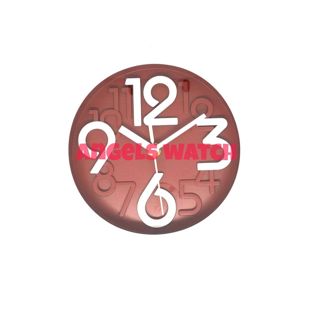 ANGELSWATCH Jam dinding minimalist murah grosir souvenir/ jam dinding kikai/ JAM DINDING MURAH COLOURFUL