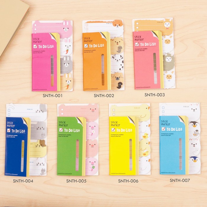 

PRODUK TERLARIS Hewan- Sticky Notes To Do List/ Side It/ Memo It / Stick It/ Post It MEMO & STICKEY