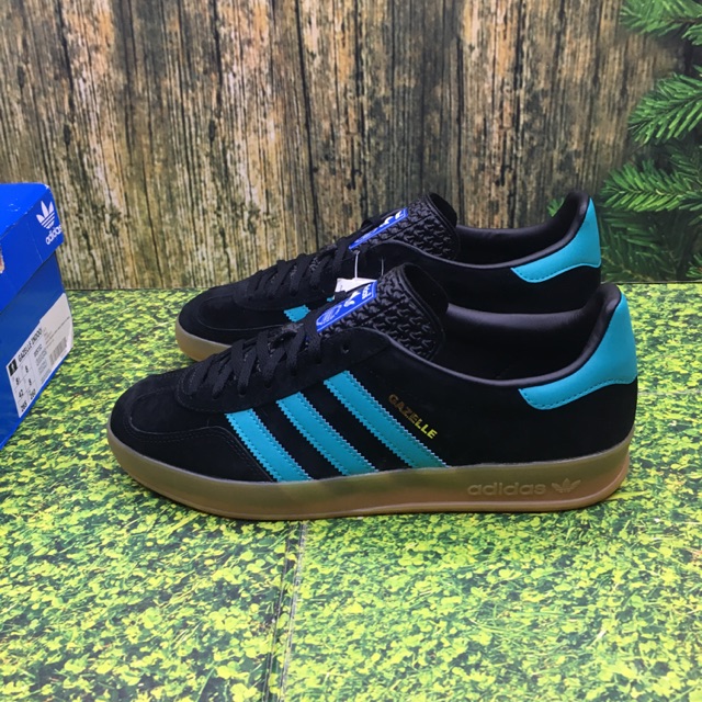 adidas gazelle indoor black and white