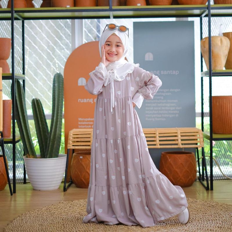 Afsheenastore Gamis Anak Yuka Dress