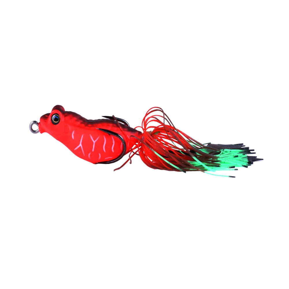 HENGJIA 1Pcs 5.5cm/13g Umpan Soft Jump Frog Pancing Ikan Swimbait Fishing Lure Kail Topwater Tackle