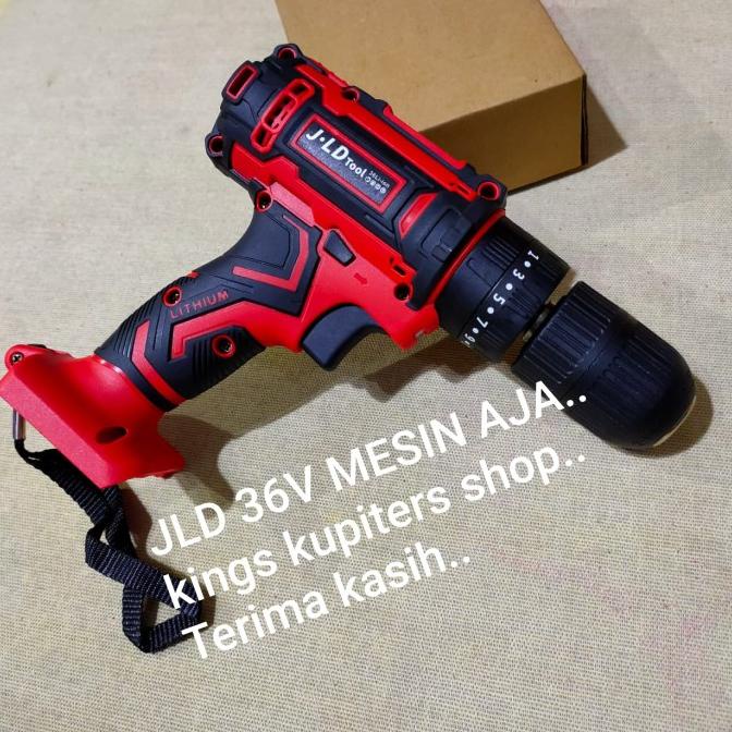 MESIN AJA JLD BOR BATRE 13MM HAMMER CORDLESS CORLESS 36VOLT 36V JLD Termurah