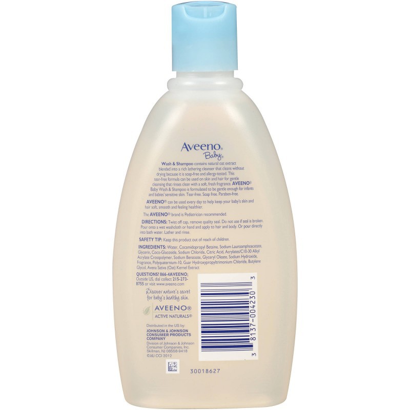 Aveeno Baby Lightly Scented Wash &amp; Shampoo - 354 ml