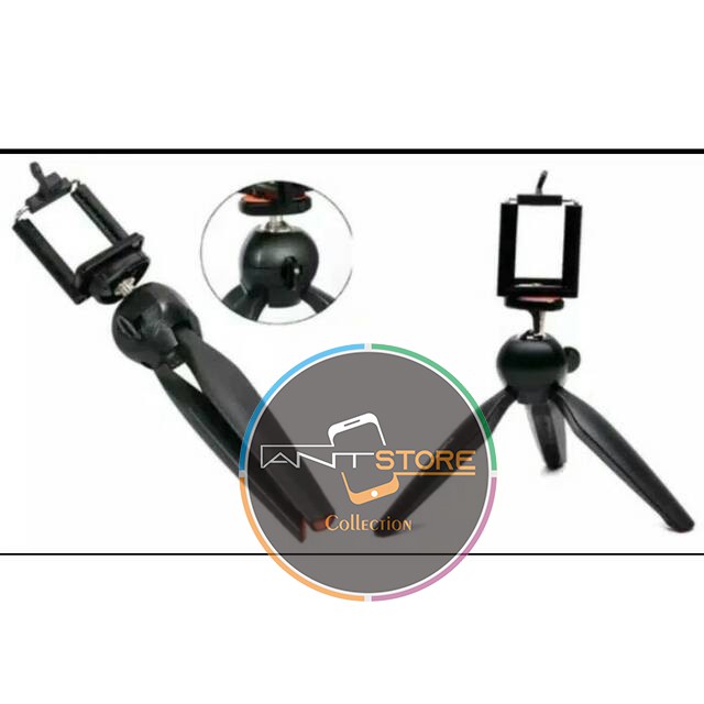 Mini Tripod YUNTENG Original For Hp / Kamera / DSLR ( Tongsis )