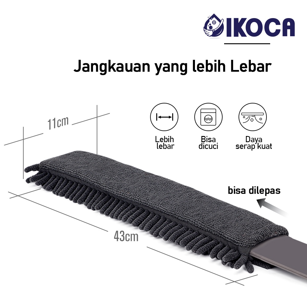 KtmStore Kemucing Kemoceng Mikrofiber Elastis Debu Chenille IKOCA IKO-116