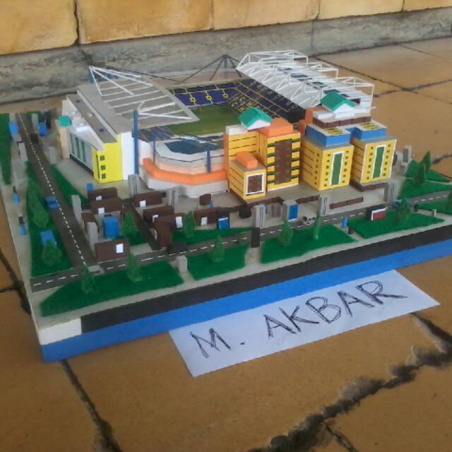 Miniatur stadion handmade