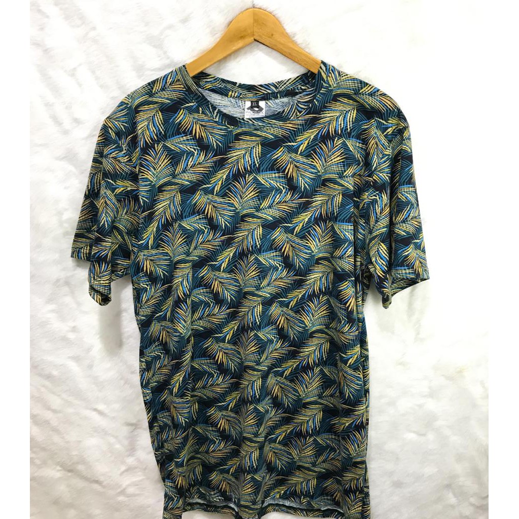 T-shirt Motif Tropical Leap Size XXL Unisex 30s Premium