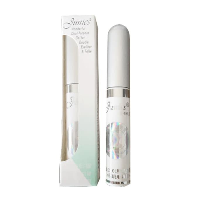 JUNIES WONDERFUL DUAL PURPOSE GEL EYELASH ADHESIVE LEM BULUMATA DOUBLE EYELID LEM LIPATAN MATA