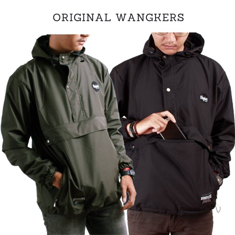 Jaket Cagoule Simple Big Size XXL Wangker's Ori 100%