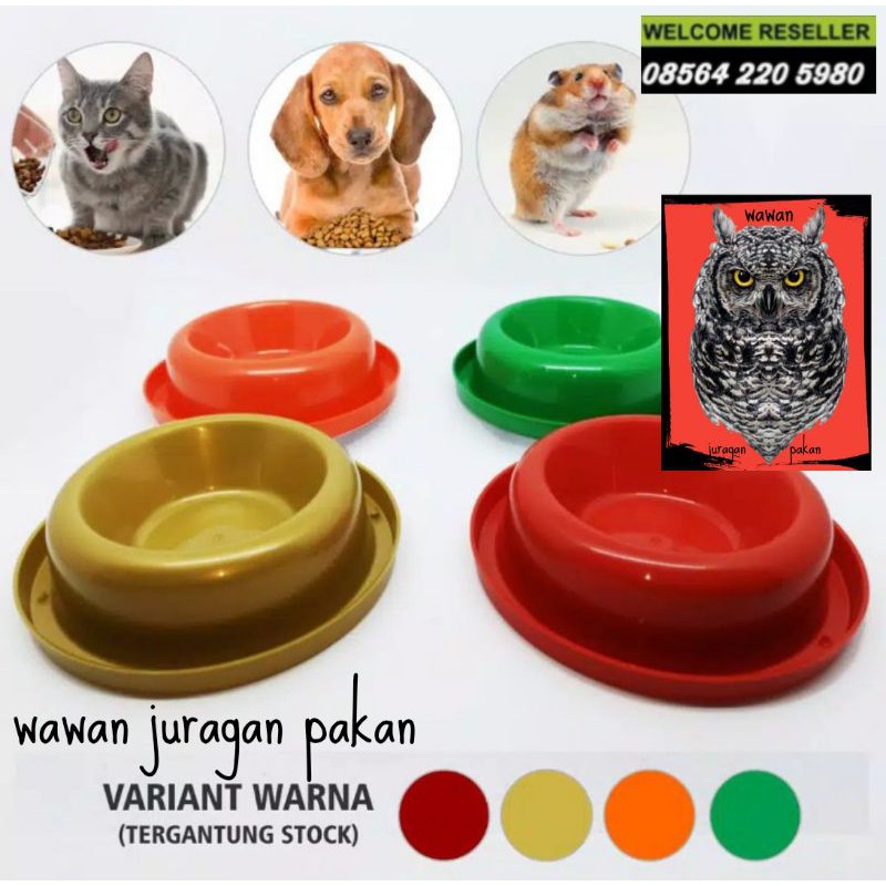 tempat makan kucing, hamster, anjing dll