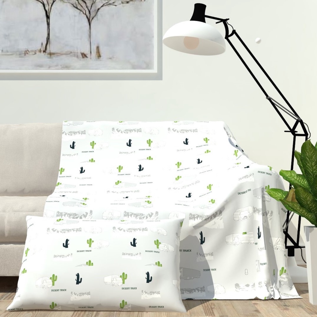 Endless Love Balmut (Bantal Selimut) - Bantal Travelling Motif Desert Truck
