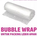 

EXTRA PACKING BUBBLE WRAP UNTUK PAKET LEBIH AMAN