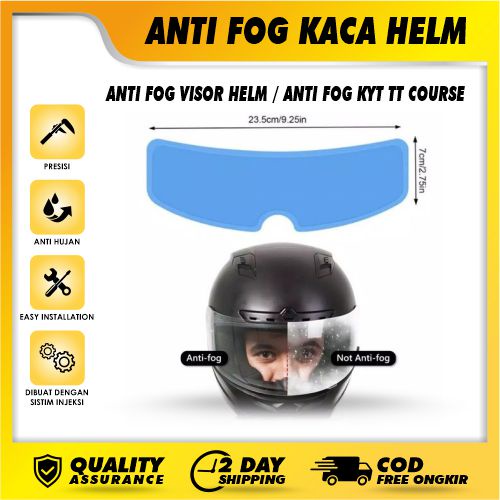 ANTI FOG KACA HELM / ANTI FOG VISOR HELM / ANTI FOG KYT TT COURSE