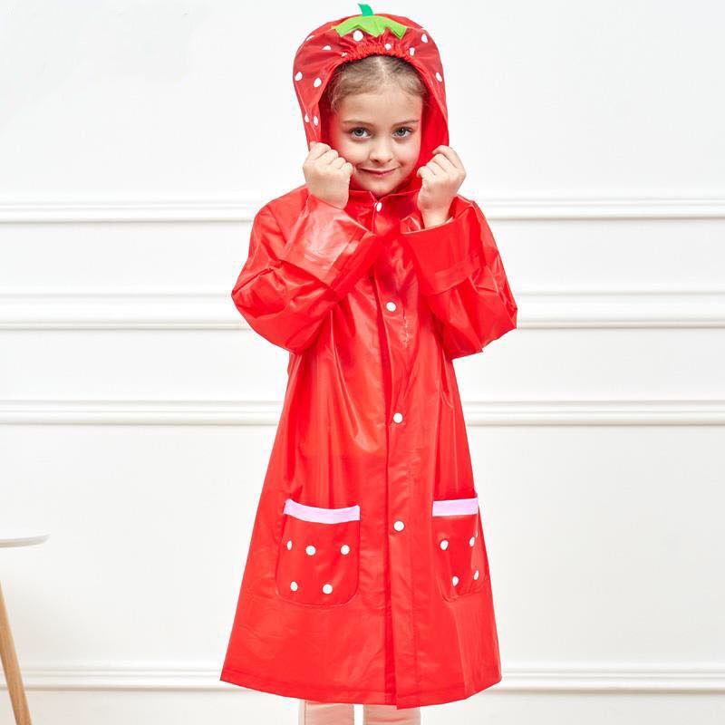 Jas Hujan Anak Terusan Lucu 3-9Tahun Raincoat Mantel Hujan Anak Lucu Murah Import