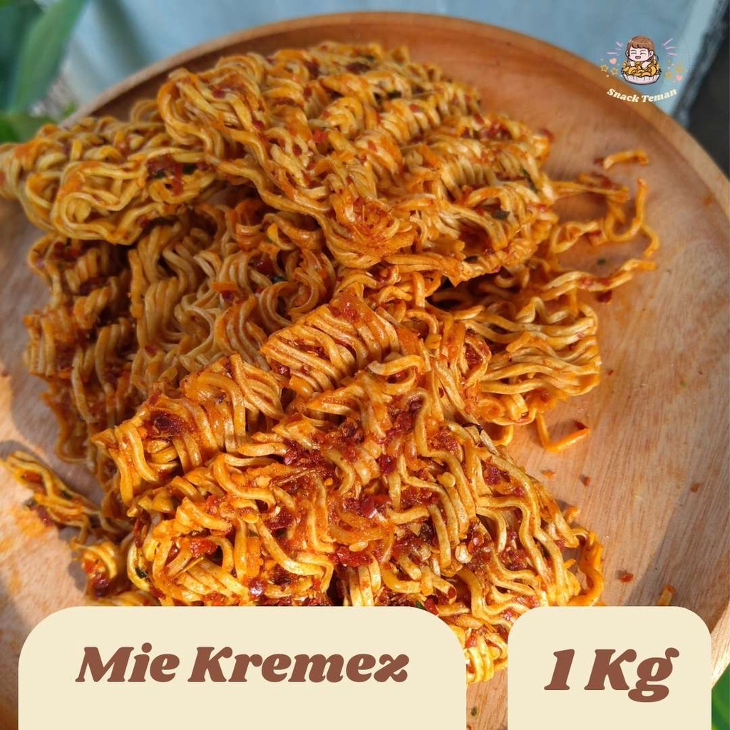 

Mie Kremez Pedas Cikruh Renyah Gurih 1Kg - Snack Teman