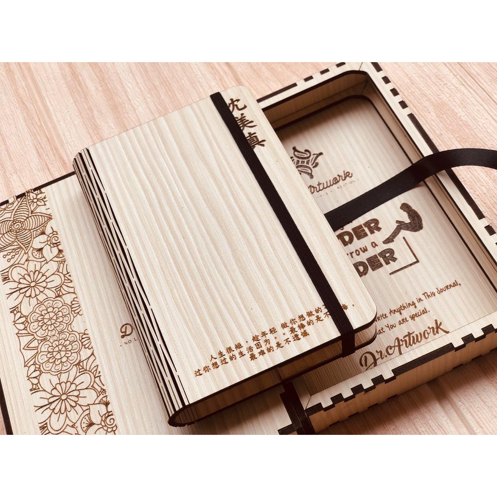 

CUSTOM MINI WOODEN JOURNAL SIZE A6