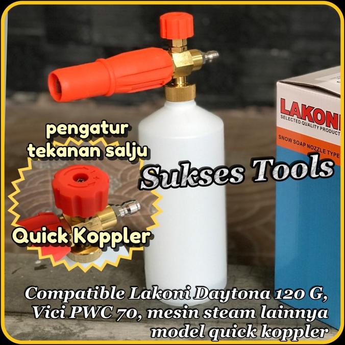 Nozzle Cuci Snow Wash Foam Lance Steam Lakoni Daytona 120 200 G 210 T