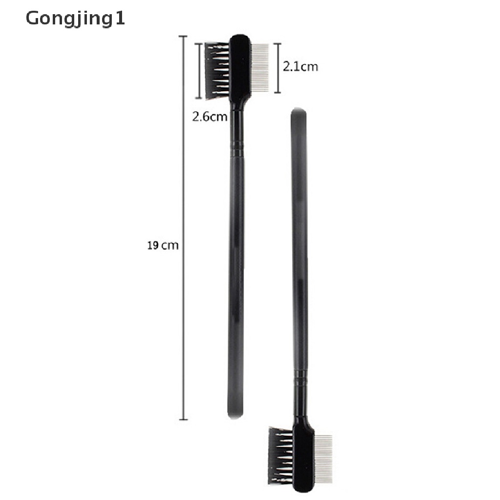 Gongjing1 1pc Sisir Alis / Bulu Mata Extension Bahan Metal Untuk Makeup / Kosmetik Wanita