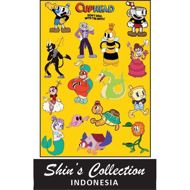 

Sticker stiker murah anti air Cuphead 1 pc