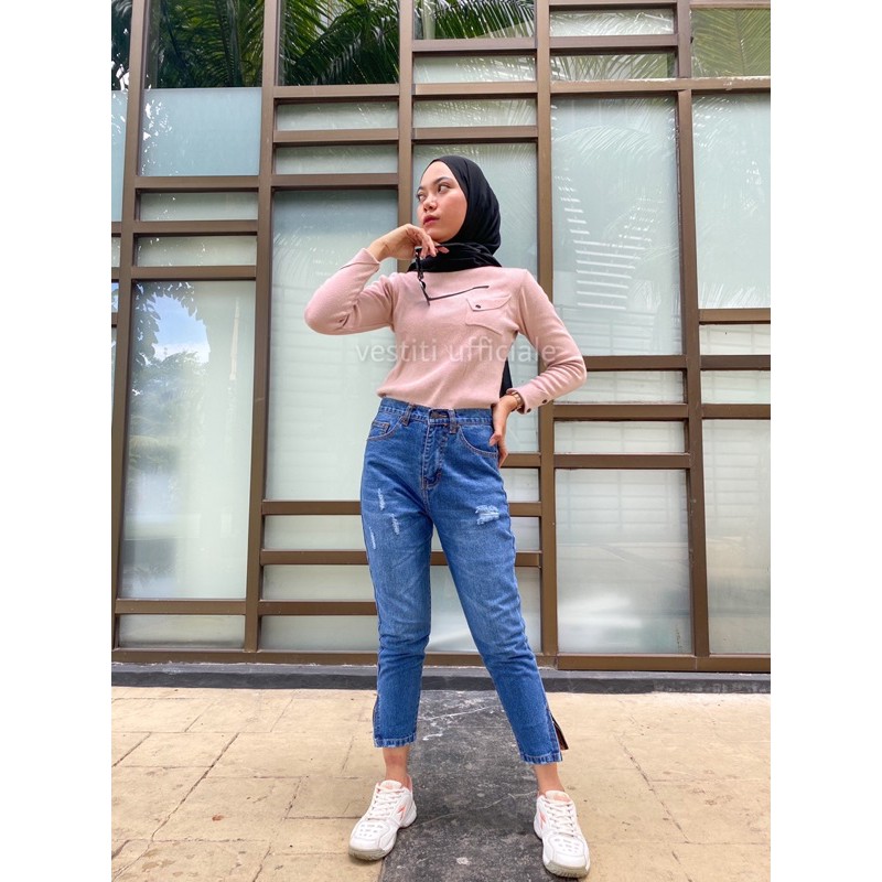 Elisa Boyfriend Jeans (Ckey)