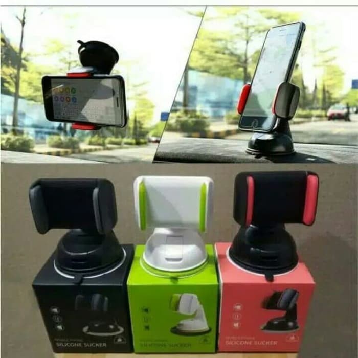 HOLDER MOBIL MOBILE PHONE HOLDER SILIKONE PHONE CAR HOLDER MINI