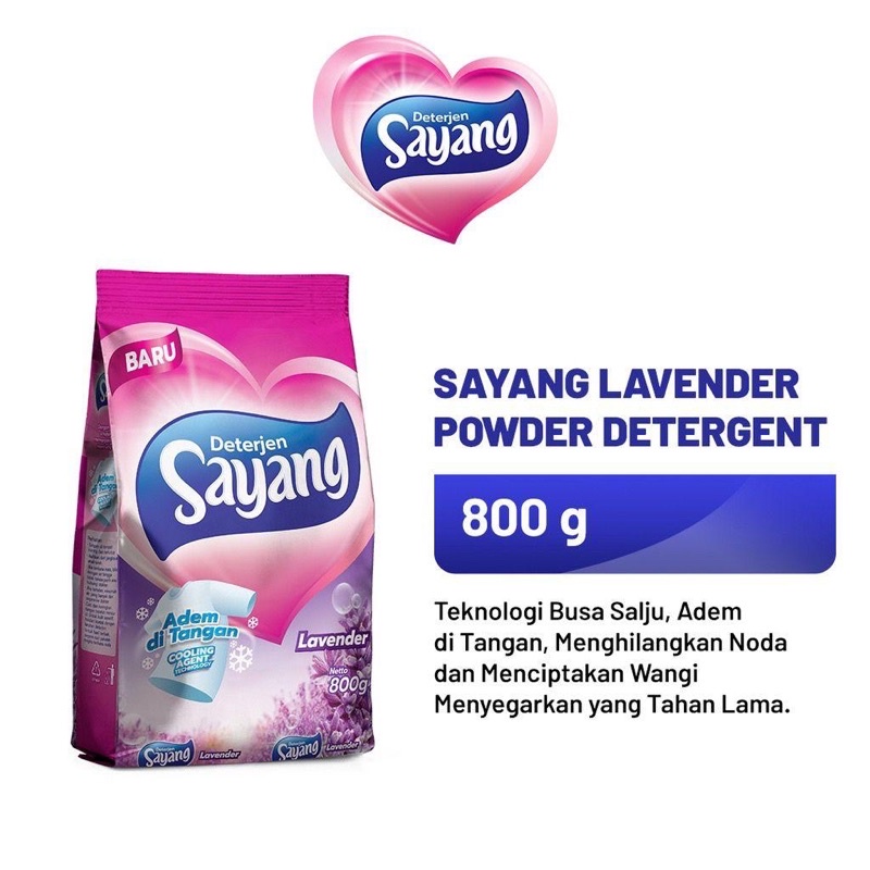 Detergent sayang powder (bubuk) 800g