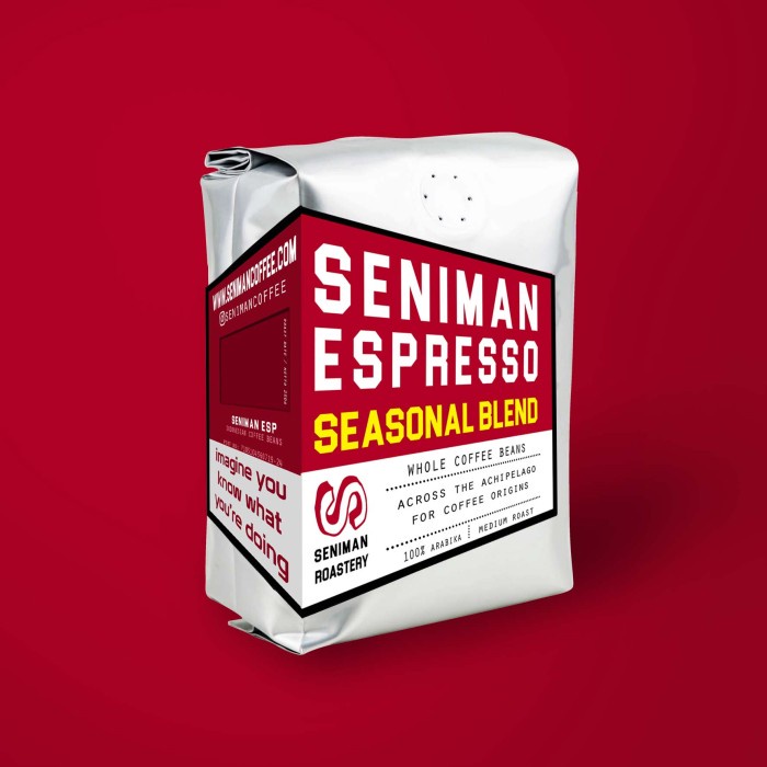 

(BISA COD) Seniman Coffee Beans / Biji Kopi ESP Espresso Blend - WHOLEBEAN