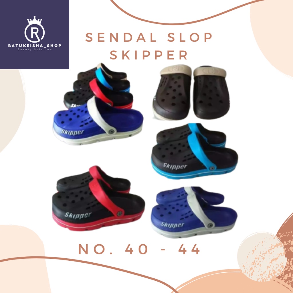 Sandal Selop SKIPPER / SENDAL KODOK JUMBO / SENDAL PRIA -Ratu Keisha Shop