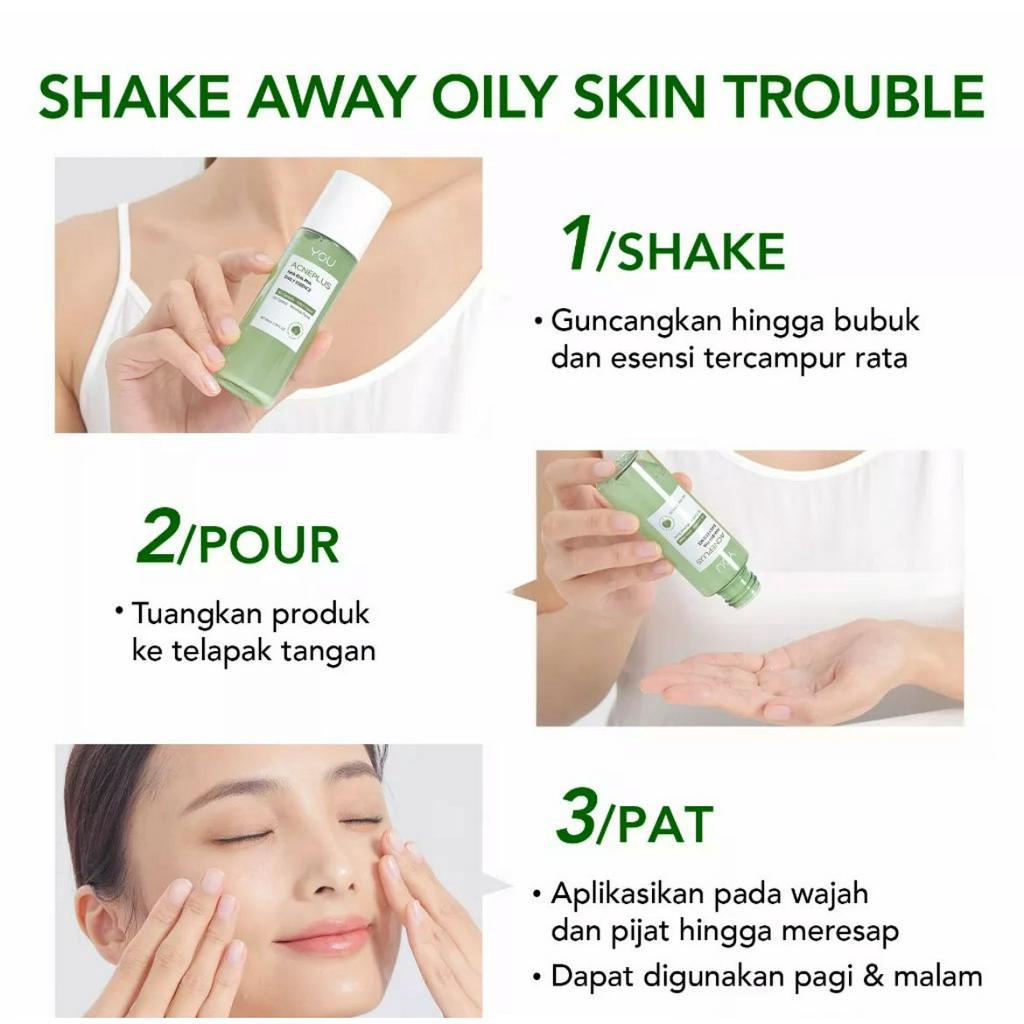 BPOM YOU AcnePlus AHA BHA PHA Daily Essence | Acne Treatment | Essence untuk Jerawat