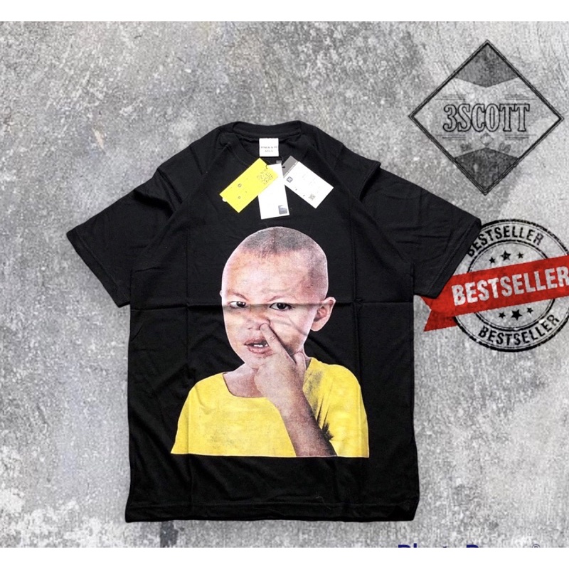 KAOS ADLV - NOSED HITAM FULLTAG + LABEL MIRROR TSHIRT PRIA WANITA