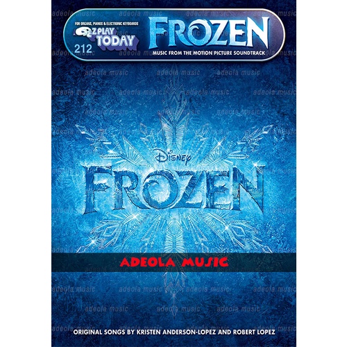 Buku Keyboard Disney / (PFC-63) FROZEN E-Z / Piano Pemula / Piano Anak