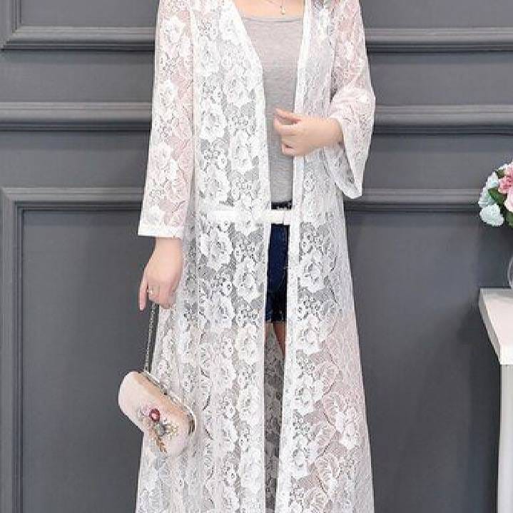 Kardigan - Cardigan brukat - kardigan brukat - kardigan panjang