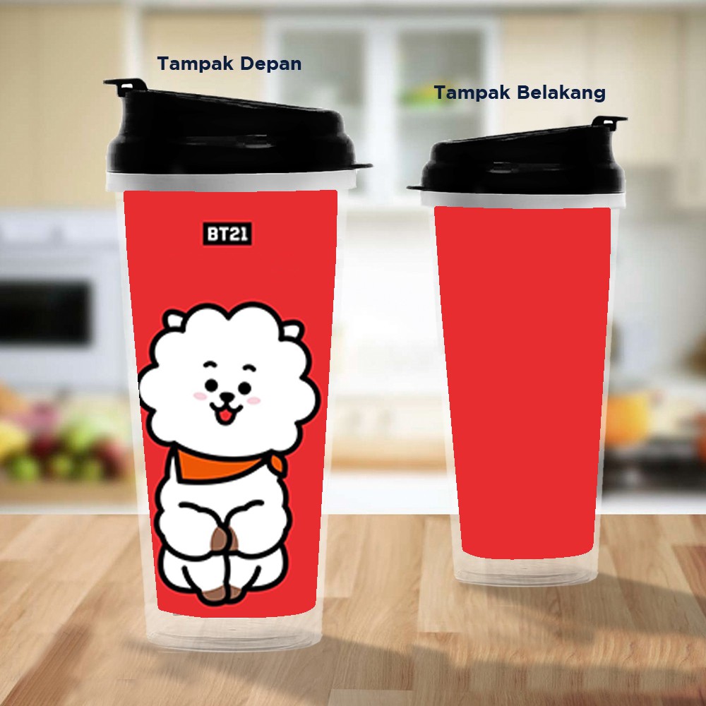 Pusat Mode Tumbler/Botol Minum Design BT21 RJ