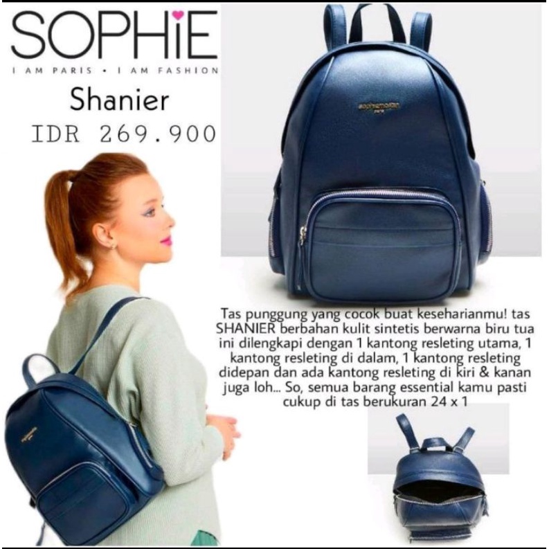 TAS RANSEL WANITA T7181B1 SOPHIE  MARTIN PARIS PROMO SHOPIE SHOPEE