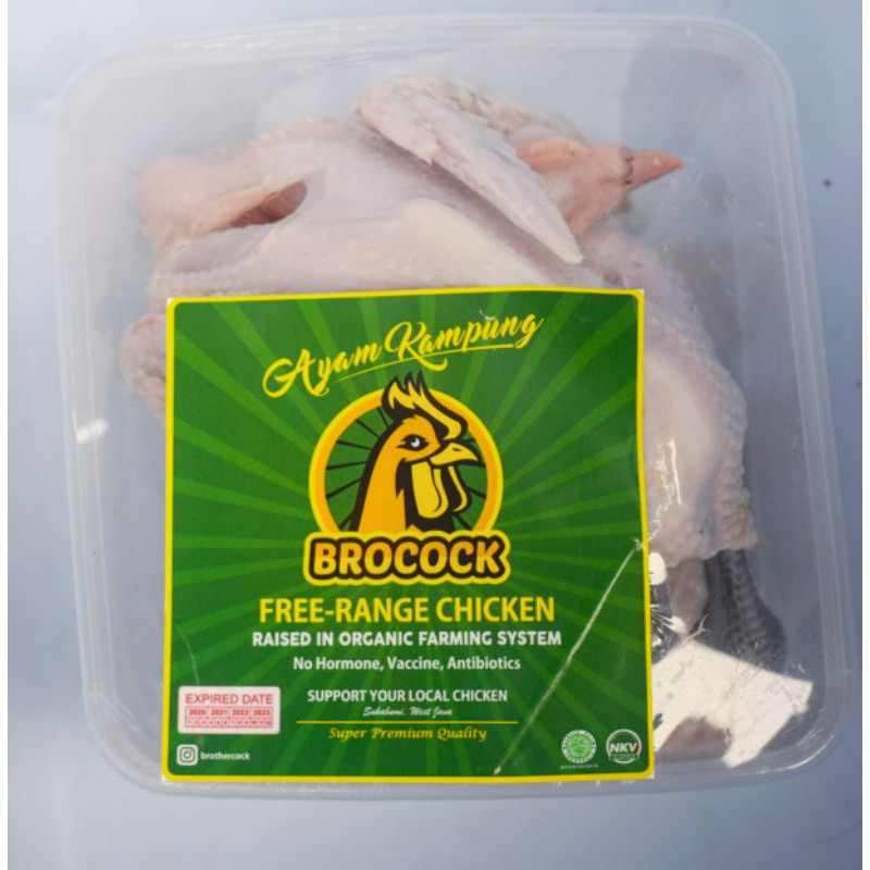 

Brocock Ayam Kampung Organic Free Range ukuran 78