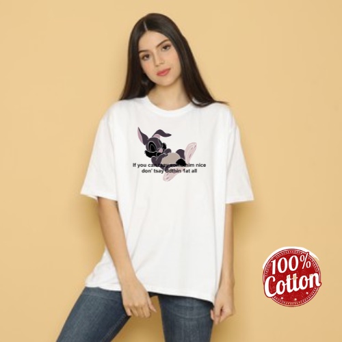 Kaos Oversize RABBIT Unisex Katun Combed 24s Jumbo