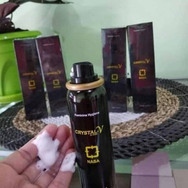 CRYSTAL V SPRAY - V Spray Nasa Pembersih kewanitaan Herbal Perawatan Kewanitaan Crystal V Spray Nasa