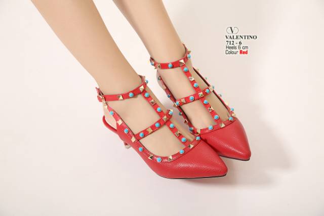 Sepatu Valentino #712-16
SemiOriginal 
Heels 6cm