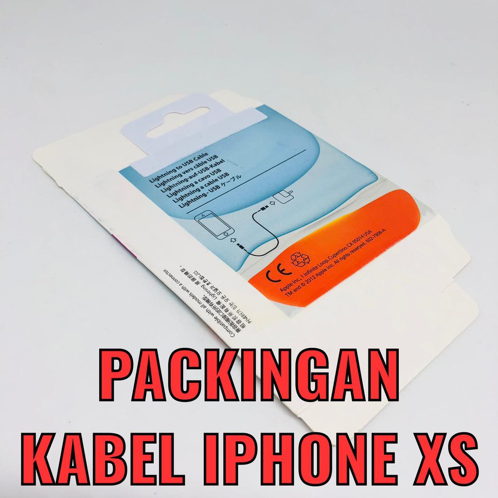 1PCS KARDUS PACKINGAN IPHONE X UNTUK SEMUA TYPE KABEL DATA