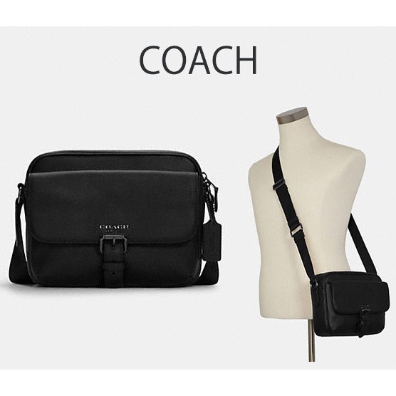 Tas Coach C5399 Hudson Crossbody Bag Full Black