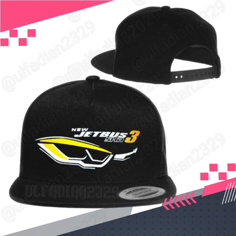 Topi New Jetbus Shd 3 Snapback - Topi Jetbus Shd 3 Premium Quality