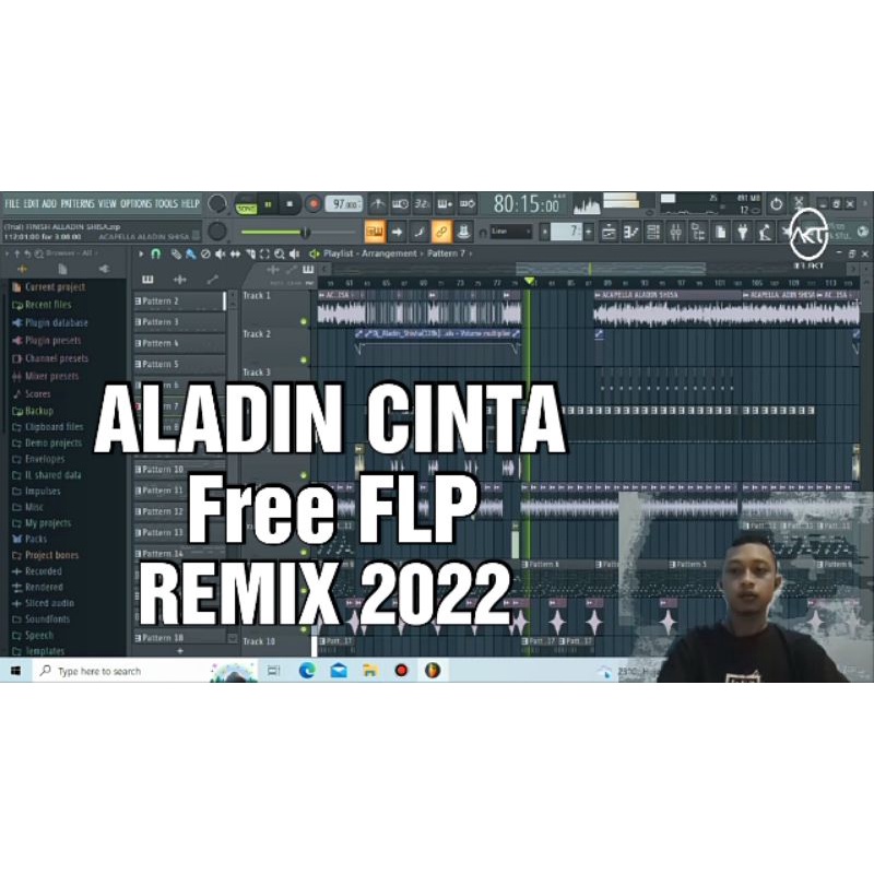 Projek Fl Studio Aladin Cinta free FLP