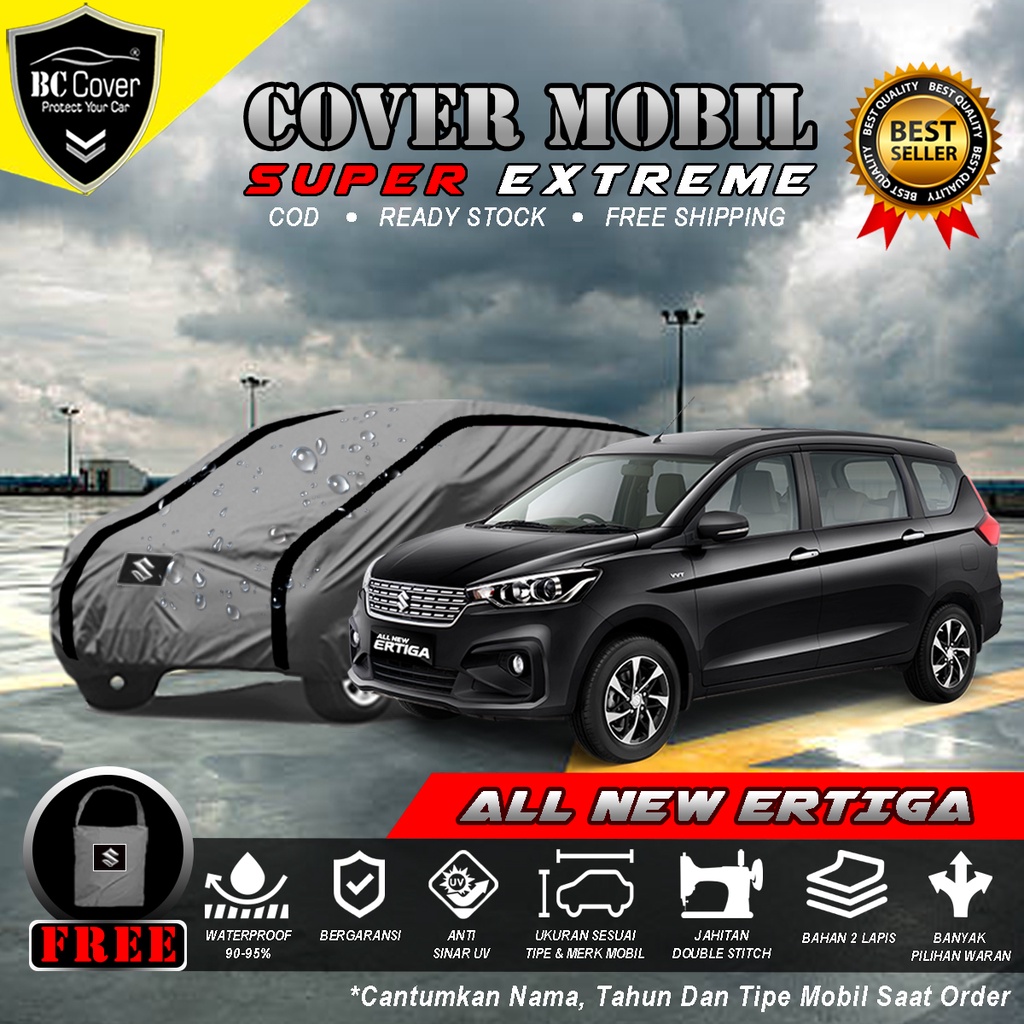 Body Cover Mobil All New Ertiga Outdoor Waterproof / Sarung Mobil Ertiga Waterproof / Selimut Tutup Mantol Kerudung Mantel Penutup Mobil Suzuki Ertiga Waterproof Outdoor Anti Air