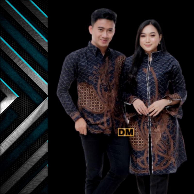 Maura Couple - Sania Ruffle Batik Couple Ori Ndoro Jowi DNT Garansi Termurah Shopee - ready seragam