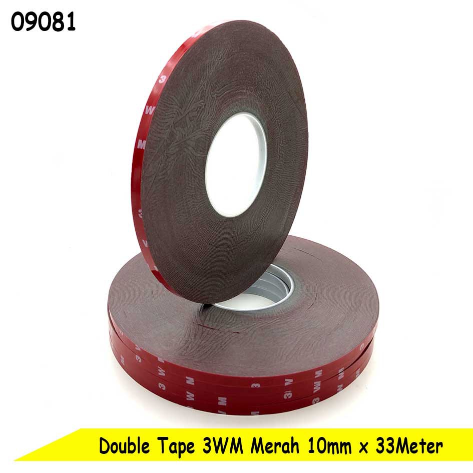 

Double Tape Merah FE Foam Perekat Lem Bolak Balik