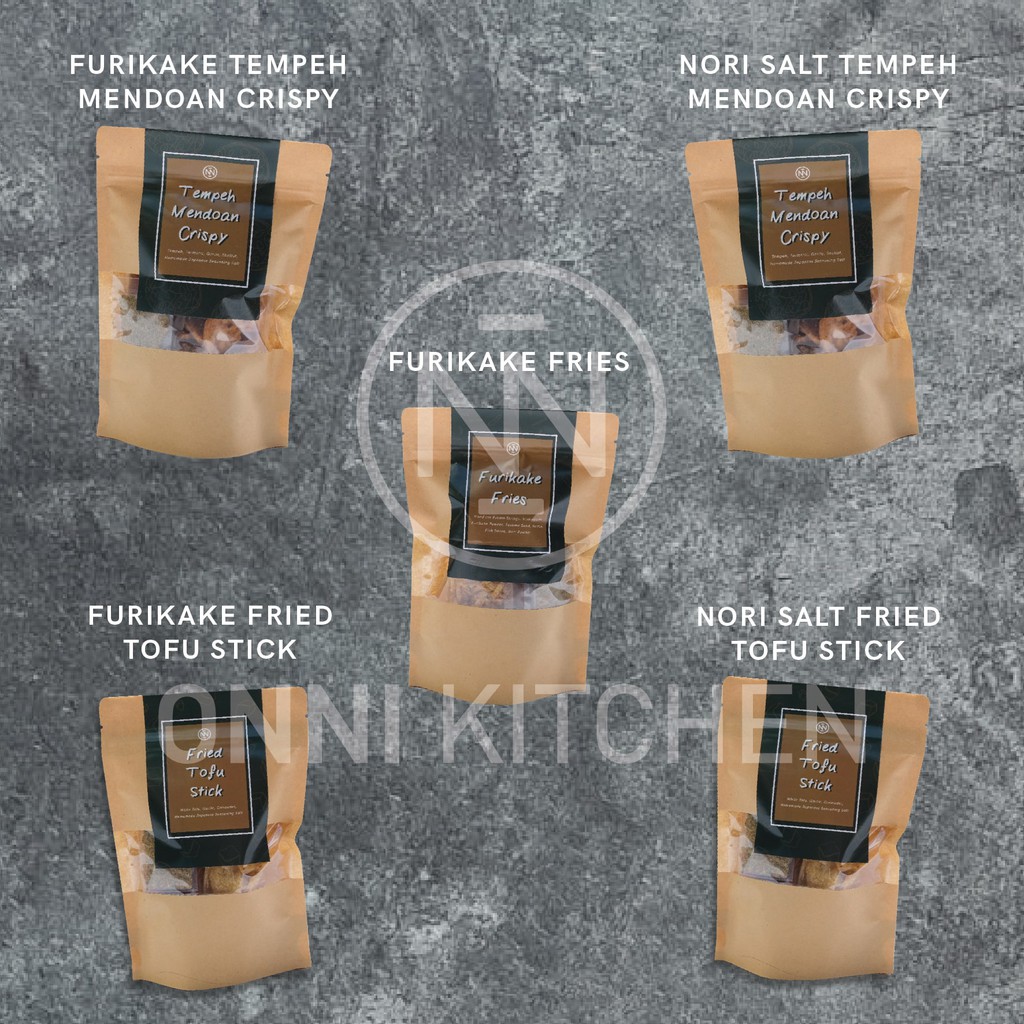 

Paket ONNI Snack Komplit / Keripik Kentang,Keripik Tempe & Keripik Tahu