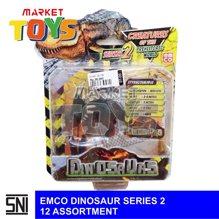 EMCO Dinosaur Series 2 - Creatures of Prehistoric World Mainan Anak Dinosaurus Figure Dino T Rex